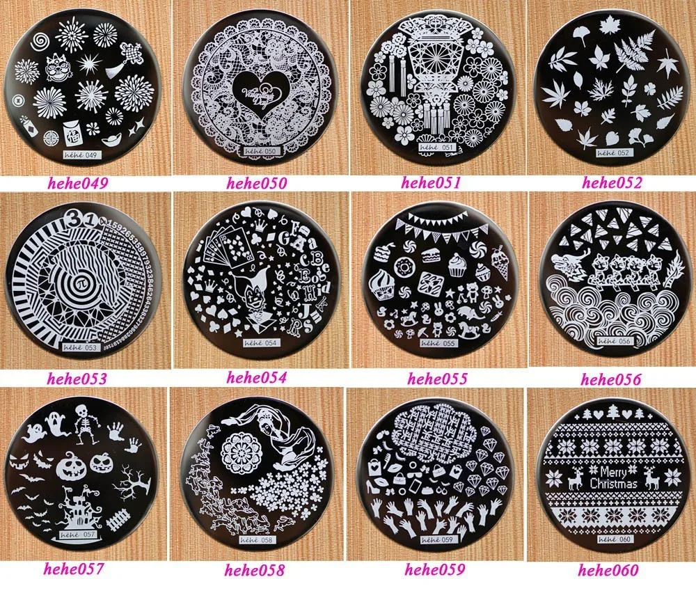 Stamper do Prego Placa de Imagem da Arte do Unha + 1pc Venda Quente Hehe! Hehe Série 74 Design Carimbar Livre xl 20 Pçs 8 arte do prego + 1pc livre xl stamper do prego