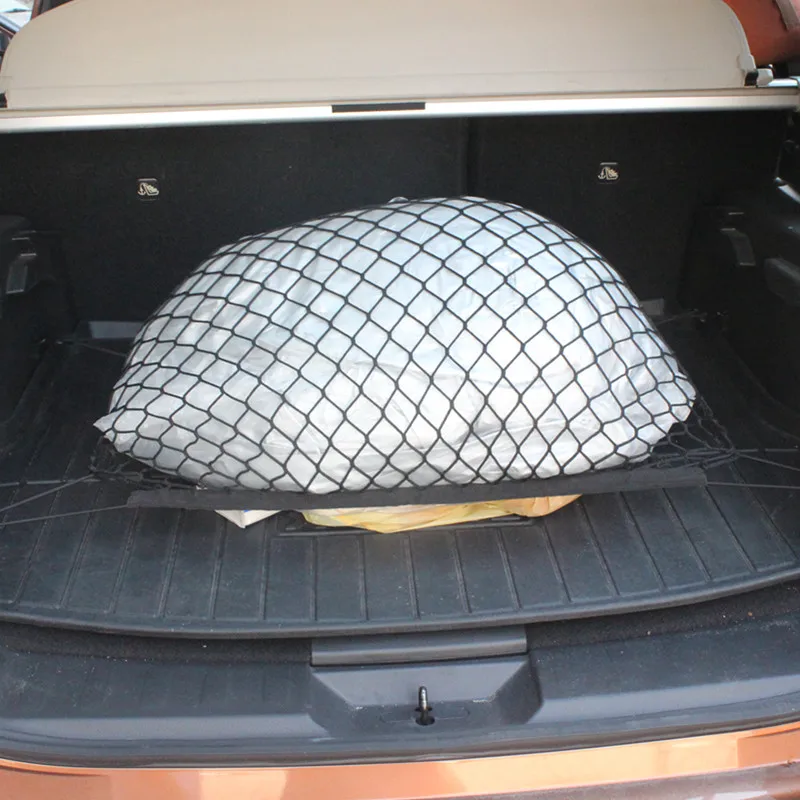 4 HooK Car Trunk Cargo Mesh Net Luggage For Honda Accord Civic CRV CR V