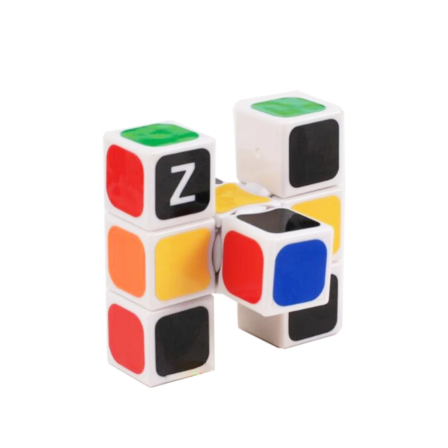 Z cube 1x3x3 уровневый куб для начинающих Однослойный пластиковый магический куб наклейка-пазл, игрушечный куб для обучения, подарок детям