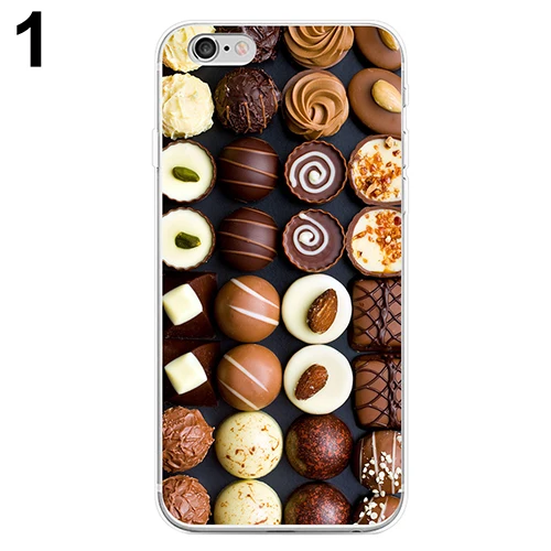 Шоколад Pattern Телефон чехол для iPhone 5 6 S 7 Plus | Мобильные телефоны и аксессуары