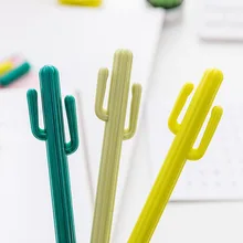 1Pcs New Creative Cute Cactus Planting 0.5mm Pen Gel Pen Office School Gift Stationery Pen E0484