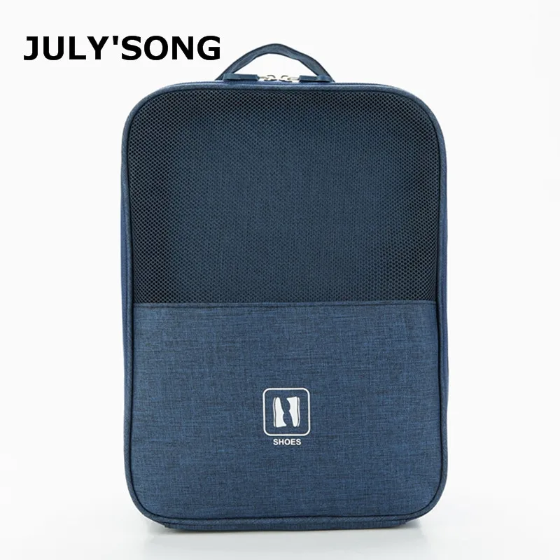 

JULY'S SONG Large Capacity Waterproof Travel Shoe Storage Bag Portable Organizer Shoe Bag Solid Travel Duffle