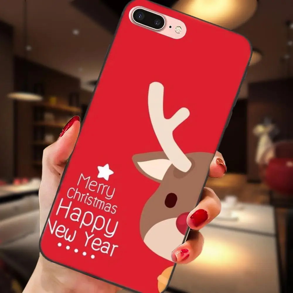as picture Чехол для huawei Y3 Y5 II Y6 Y7 Y9 nova 2 Plus 2S 3i 4 Lite Plus Prime милый новогодний Рождественский мультяшный - Цвет: as picture