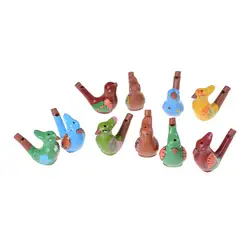 1 шт. свисток Bathtime музыкальные игрушки цветной рисунок вода птица для раннего развития подарок игрушечный музыкальный инструмент