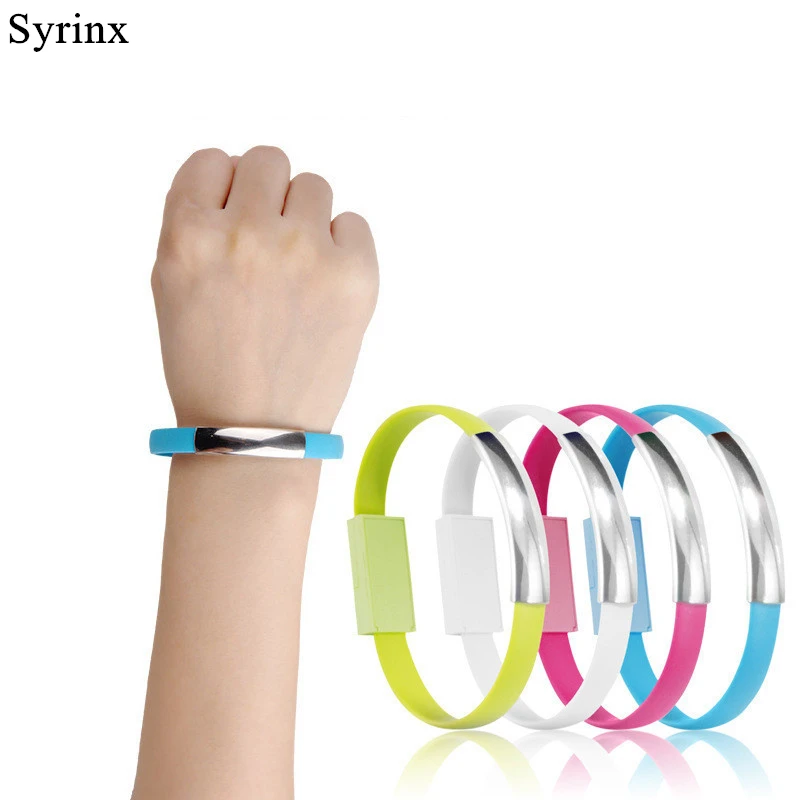 

Hot Bracelet Micro Type c USB Cable Wire Sync Data Charger Cord USB Cable for iPhone 6 6s 7 Plus X For Samsung S6 S7 For Xiaomi