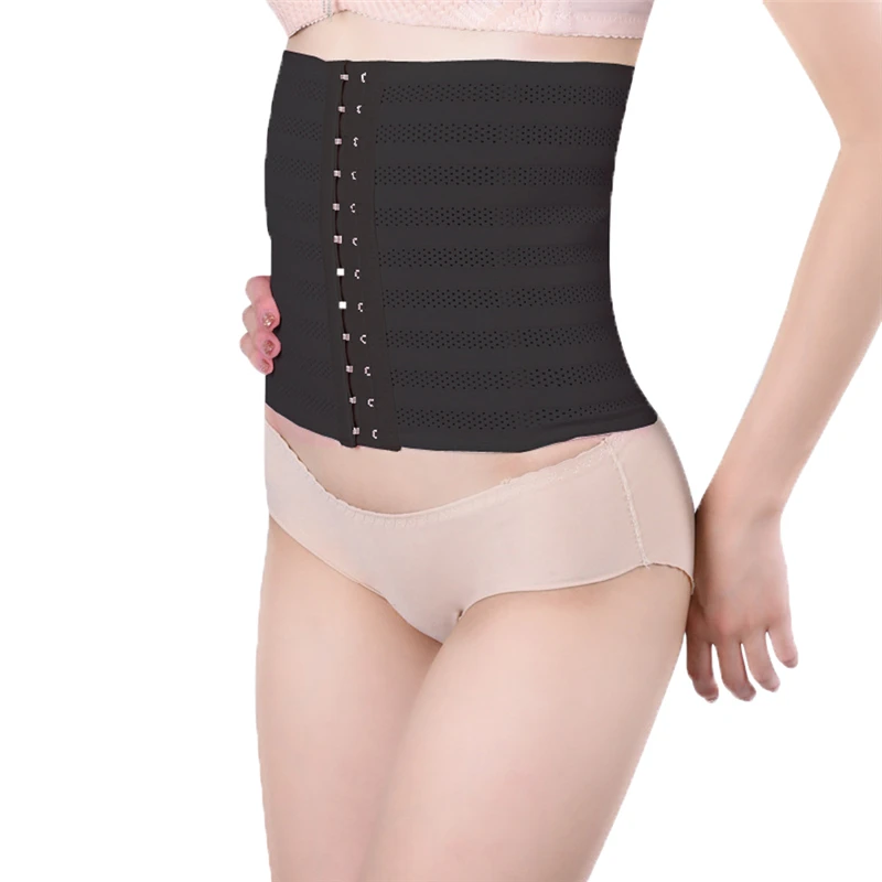 NK SUPPORT Yoga Shirt Bustiers Cincher Slimming Belt Body Fitness Waist Trainer 4 Steel Bones Slimming Underwear Size S-3XL