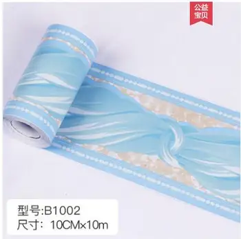 

Baseboard wall stickers waterproof wallpaper self-adhesive foot line kitchen bedroom bathroom waist stickers ceramic -68
