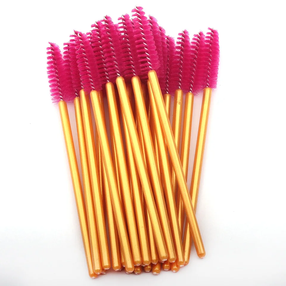 NEWCOME 50Pcs/pack High Quality Disposable Eyelash Brush Mascara Wands Applicator Eyelash Extension Comb Brushes Makeup Tool Kit NEWCOME 50Pcs/pack High Quality Disposable Eyelash Brush Mascara Wands Applicator Eyelash Extension Comb Brushes Makeup Tool Kit