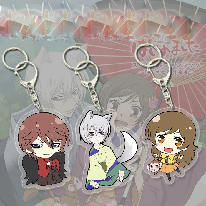 

Anime Kamisama Love Kamisama Kiss Tomoe Momozono Nanami Cosplay Acrylic Figure Keyring Bag Pendant Charms Cute Gifts