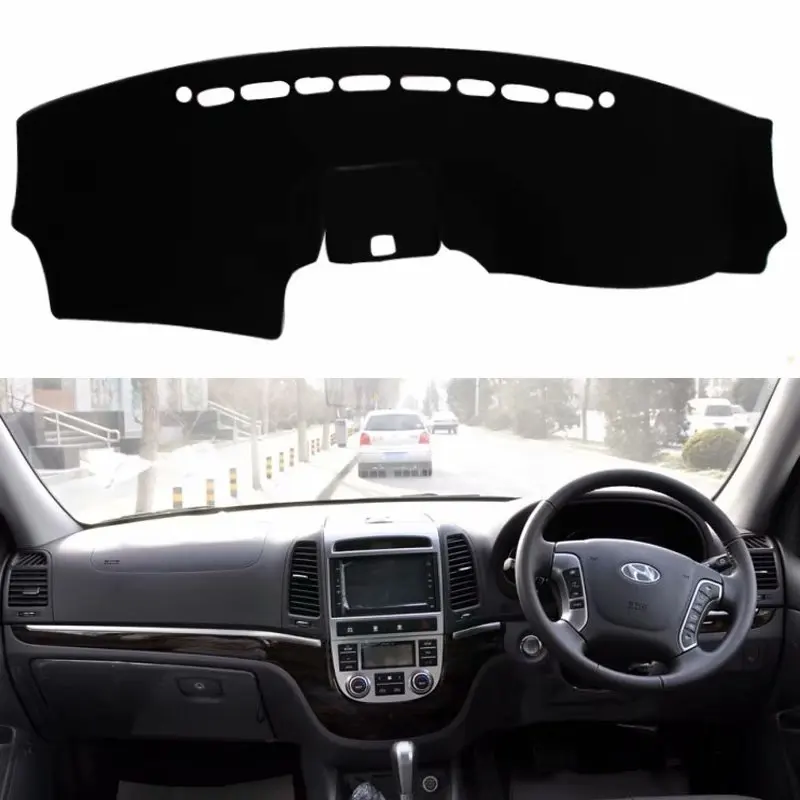 Для Hyundai Santa Fe 2006 2007 2008 2009 2010 2011 2012 Чехлы для стайлинга автомобиля коврик приборной