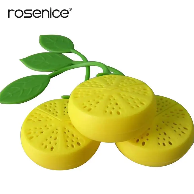 

Silicone Lemon Tea Infuser Food Grade Leaf Tea Bag Filter Strainer for Coffee Herb Punch
