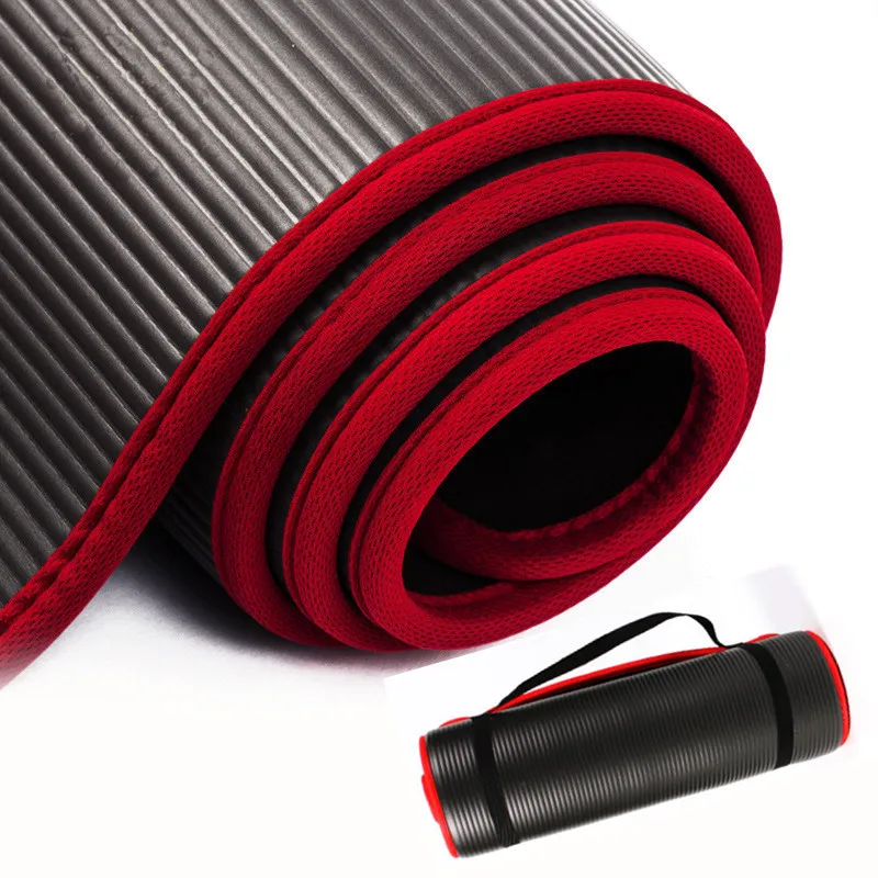 

Yoga Mat 10mm NBR Yogamatte 185*61cm Non Slip Exercise Mat Fitness Dance Pilates Gymnastics Mat Workout Mat Tapete Fitness