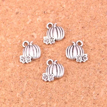 

150Pcs Antique Silver Plated pumpkin fall thanksgiving Charms Diy Handmade Jewelry Findings Accessories 10*10mm