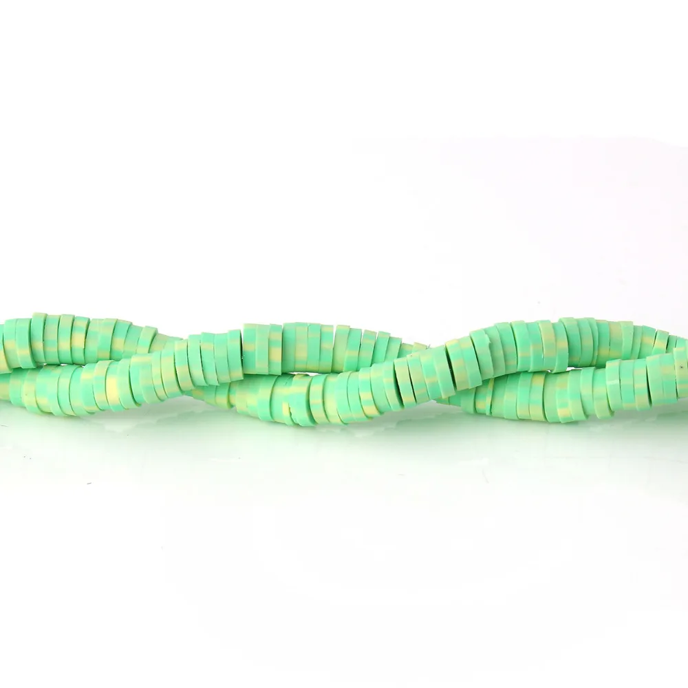 

DoreenBeads Polymer Clay Katsuki Beads Round Green 5mm Dia, Hole: Approx 2.8mm, 39cm long, 3 PCs (Approx 319 PCs/Strand)