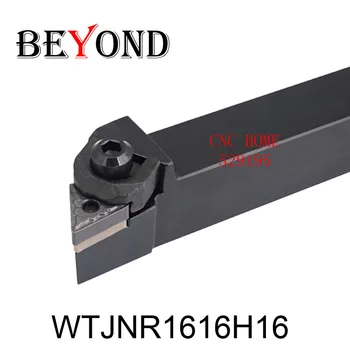 

W TYPE 16mm Lathe External Turning Tool Holder WTJNR Boring Bar WTJNR1616H16 Original Zcc TNMG Tungsten Carbide Insert OYYU Cnc