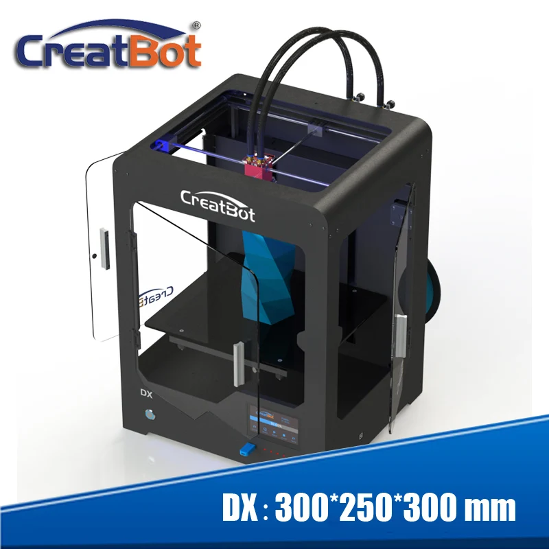 Best Price Free shipping! DX Dual Extruder 3d printer Build Size 300*250*300 mm CreatBot+2KG filament PLA/ABS+2 tapes+4 brass nozzle Best Price Free shipping! DX Dual Extruder 3d printer Build Size 300*250*300 mm CreatBot+2KG filament PLA/ABS+2 tapes+4 brass nozzle