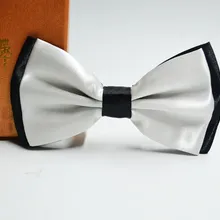 Для мужчин Средства ухода за кожей Шеи Галстуки смокинг Вязаный Галстук-бабочка галстук-бабочку Предварительно связали регулируемая Вязание Повседневное Галстуки