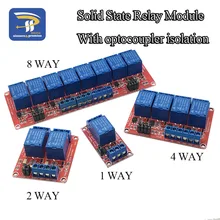 1 2 4 8 канальный 5 в 12 В релейный модуль щит 1 способ с опора для оптопары высокий и низкий уровень триггера для Arduino