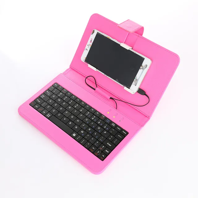 Special Offers General Wired Keyboard Flip Holster Case For Android Mobile Phone 4.7 '' - 6 ''  keyboard for tablet A30