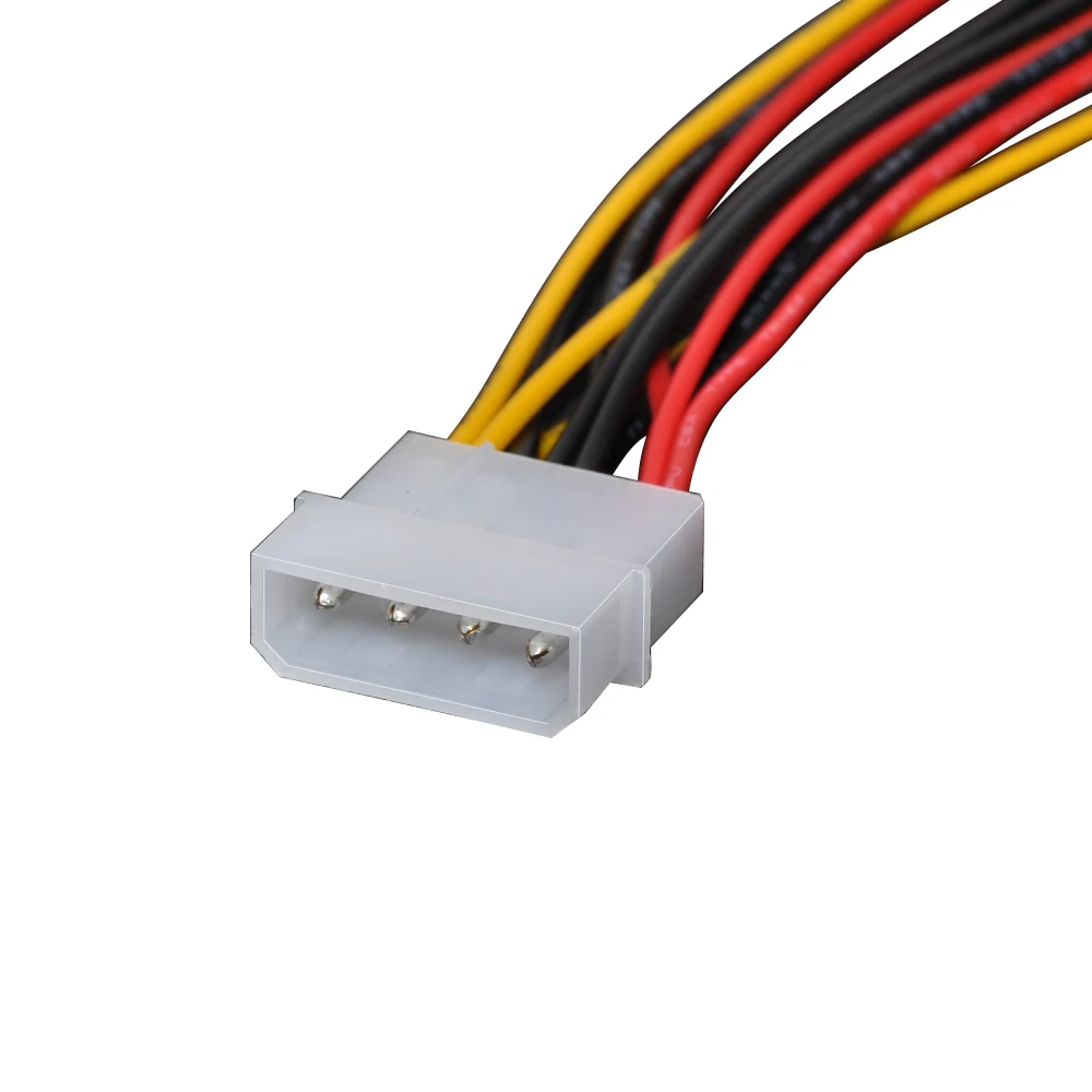 Сетевой разветвитель DeepFox с 4 контактным разъемом Molex male на 3 портовый разъем IDE female
