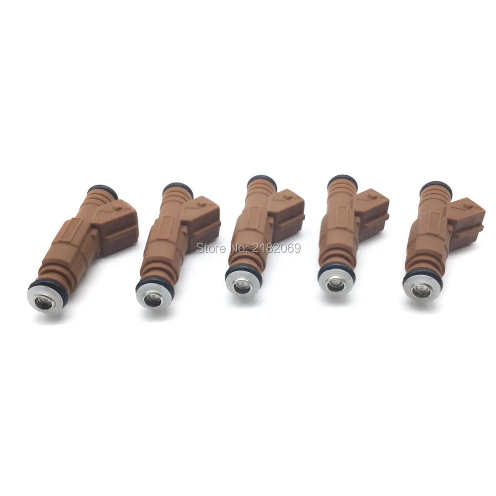 Set of 5 Fuel Injector for VOLVO S70 C70 V70 S60 S80 XC70 XC90 2.4 2.5 2.8 2.9 0280155831,0280 155 831,0 280 155 831