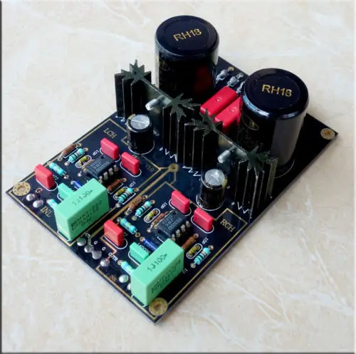 

Assembled DUAL Phono Turntable Preamp Moving Magnet MM HIFI Preamplifier Board