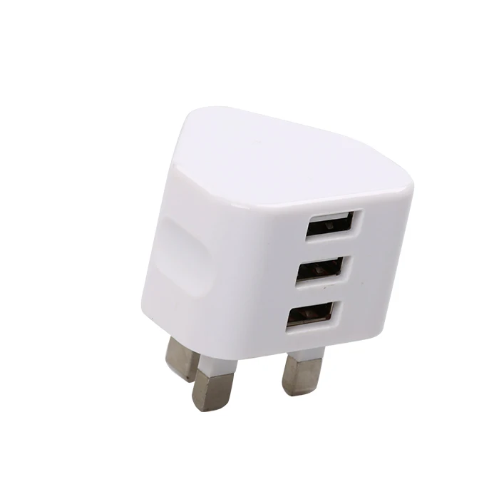 Зарядное устройство с 3 USB разъемами 5 в 1 а|usb uk|uk plug chargerplug charger |
