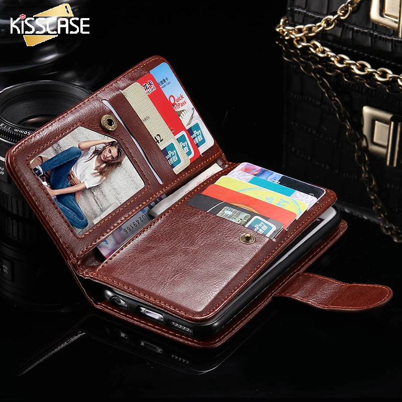 KISSCASE Retro Vintage PU Leather Phone Case For iPhone 6