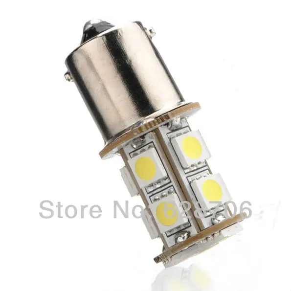 10 шт. 1156 BA15S P21W 7506 7527 13 светодиодный 5050 SMD Габаритные задние фонари сигнала обратного Тормозная лампа белого красного и желтого цвета