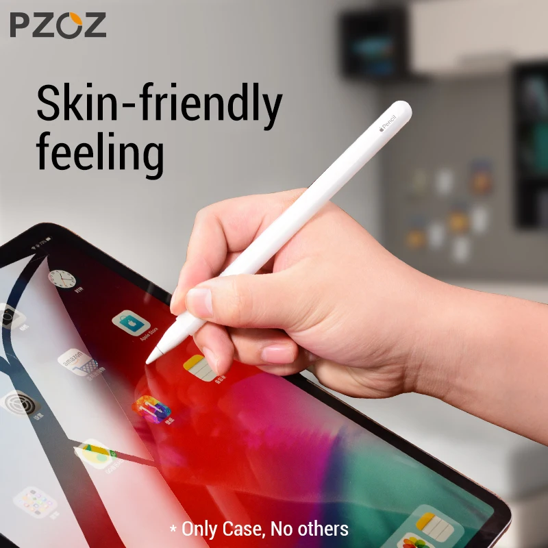 PZOZ для Apple Pencil 2 Чехол iPad Pro чехол-карандаш для планшета сенсорный Стилус Защитная крышка чехол Портативный мягкий силиконовый чехол