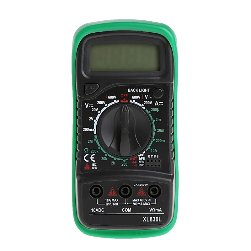 Handheld Counts With Temperature Measurement LCD Digital Multimeter Tester XL830L Without Battery New Handheld Counts With Temperature Measurement LCD Digital Multimeter Tester XL830L Without Battery New