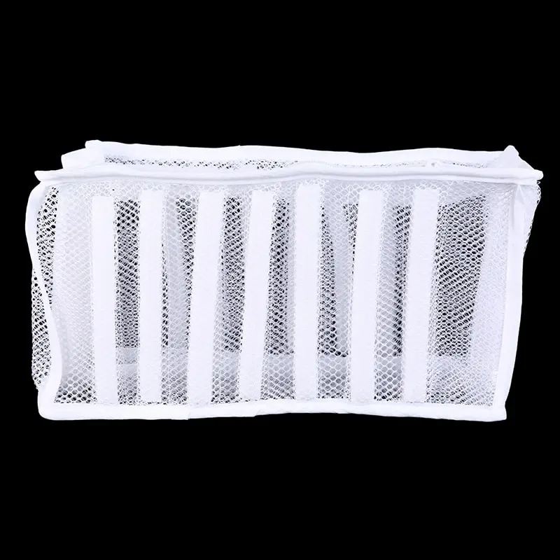 رياضة غسالة مجفف أحذية بيضاء غسل الملابس حقيبة تخزين المنزل الاكسسوارات نظافة البوليستر الغسيل الأحذية شبكة غسل حقيبة