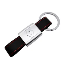 Брелок с эмблемой для Renault Clio Captur Koleos Fluence Megane Талисман Logan, duster металлический брелок для ключей, кольцо для ключей, автомобильные аксессуары