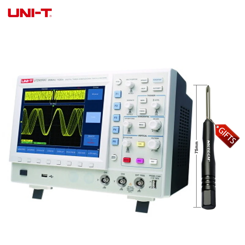 

UTD8202C Digital 3-Dimensional Oscilloscopes 200MHz 2Channels 1GS/s