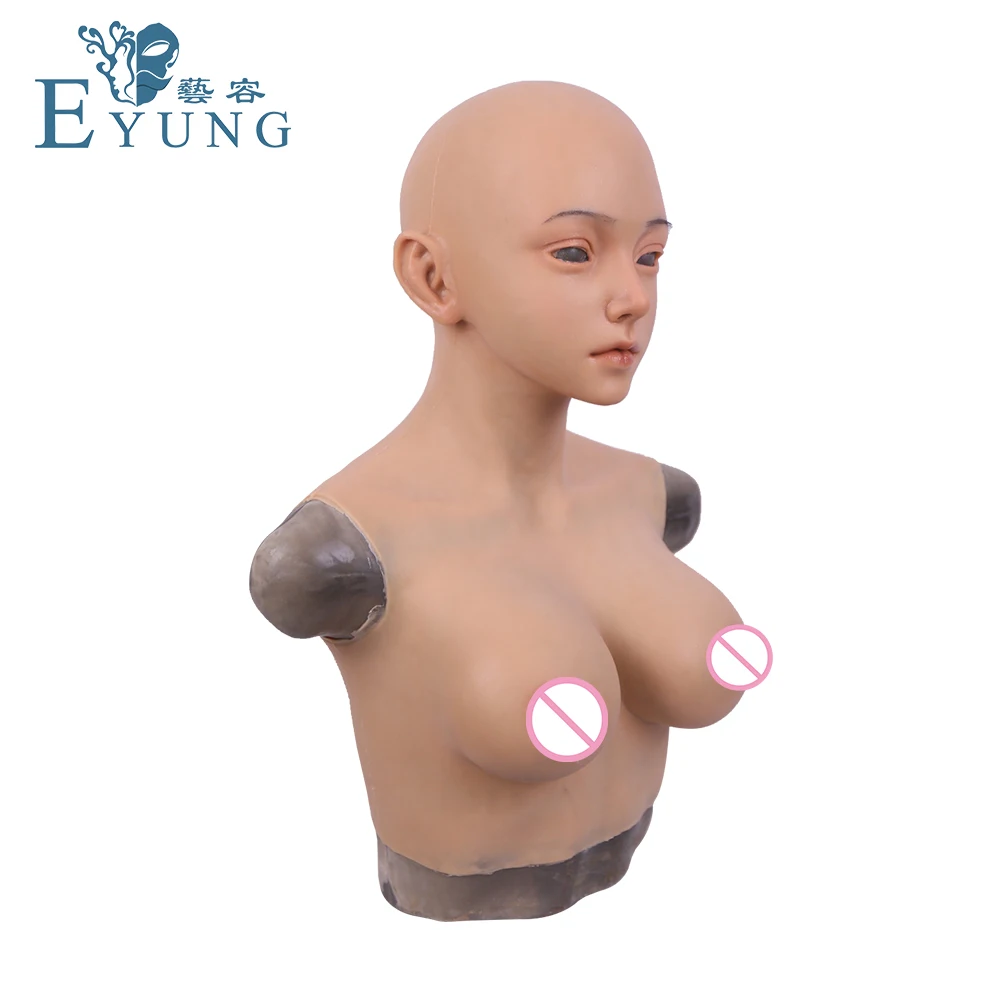 EYUNG Emily маска ручной работы мягкая силиконовая Реалистичная silicion женская с формой