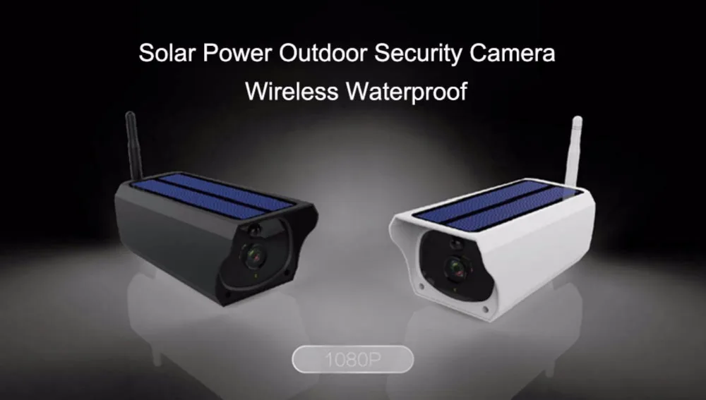 Солнечная энергия/батарея Двойной источник питания 1080P HD Wifi IP67 водонепроницаемая