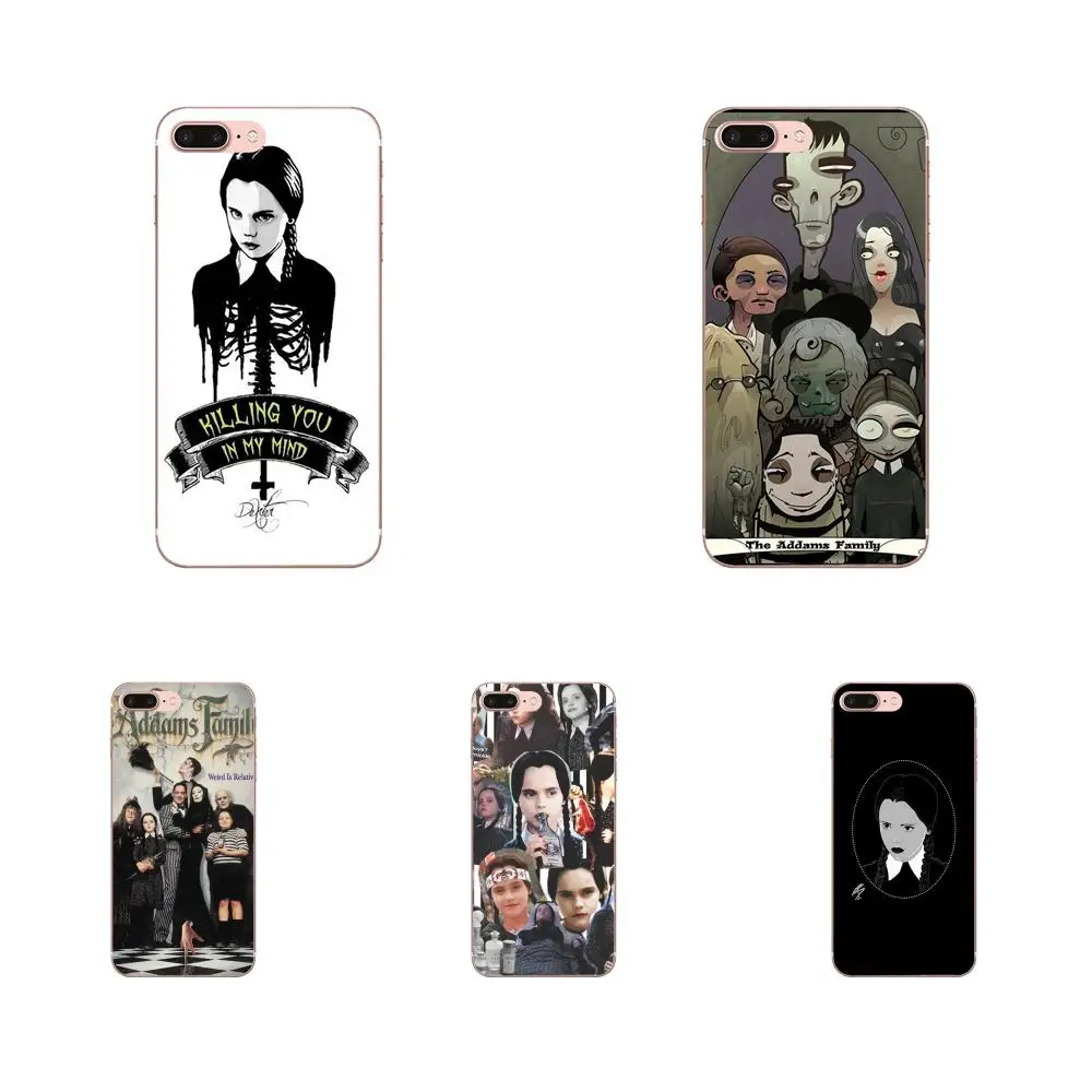 Soft Capa For Samsung Galaxy Note 5 8 9 S3 S4 S5 S6 S7 S8 S9 S10 mini Edge Plus Lite Wednesday Addams Family Cell | Мобильные