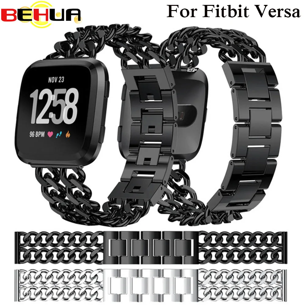 Buy Double Row Cowboy Chain Watch Band Alloy Wrist