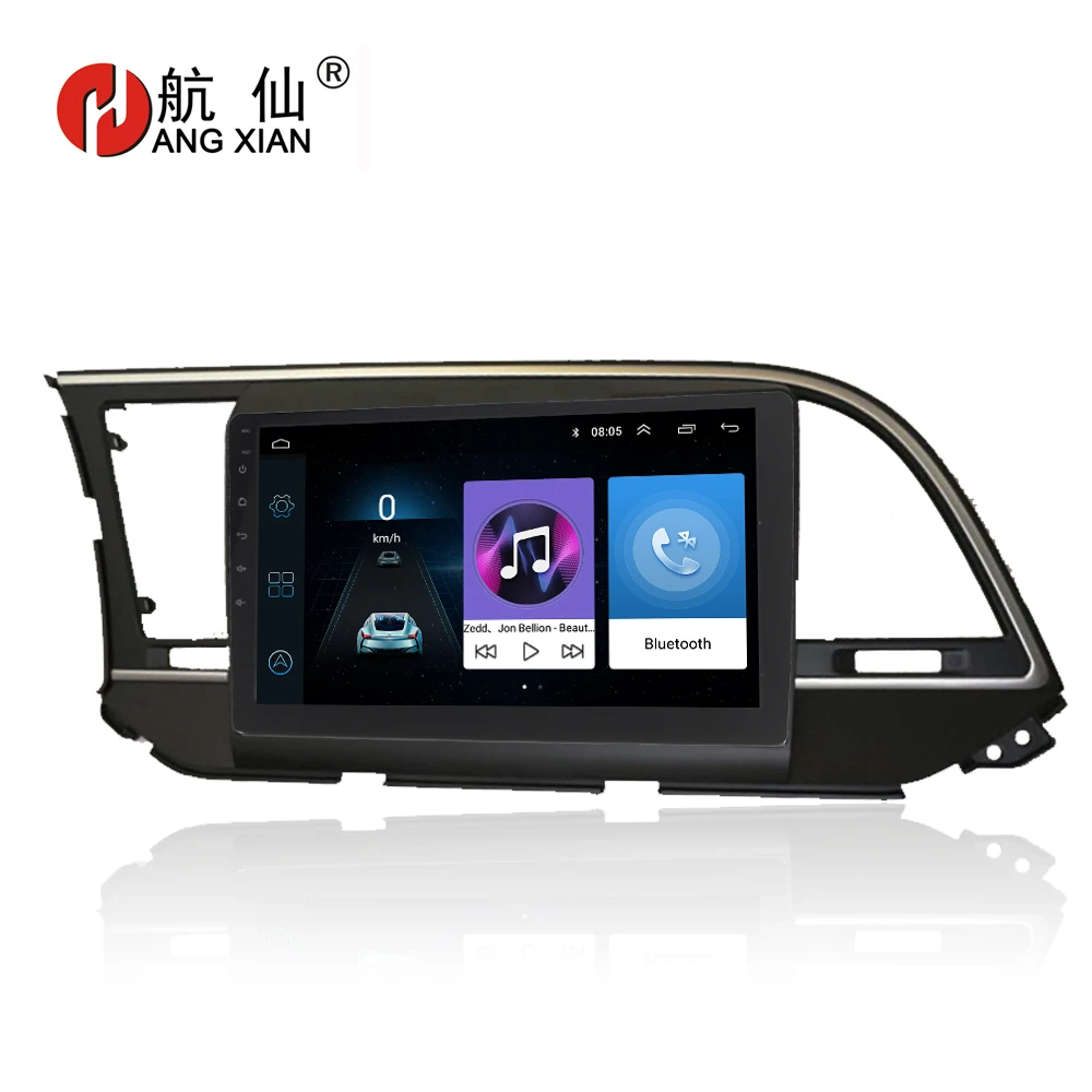 

HANG XIAN 9" Quadcore Android 8.1 Car radio for Hyundai Elantra 2016 car dvd player GPS navigation car multimedia
