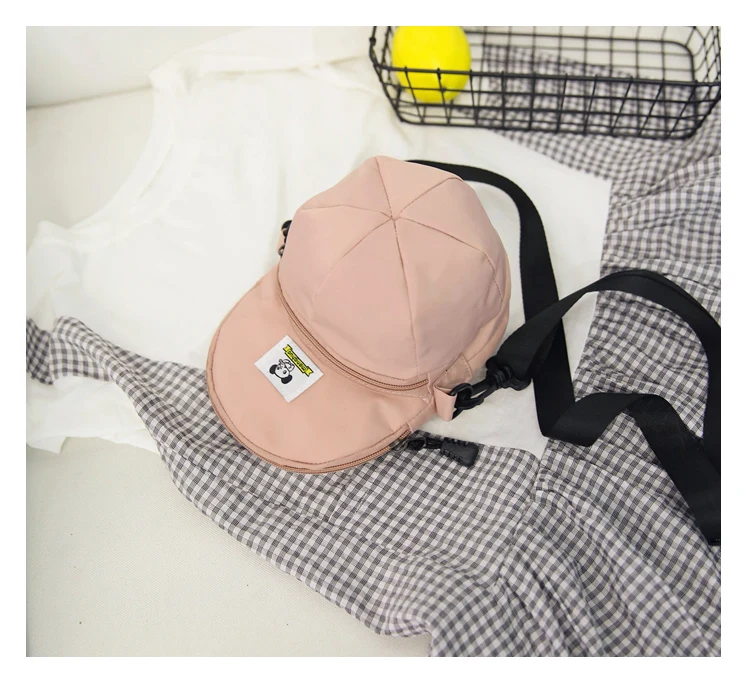 Menghuo New Hot Model Hat Shape Women Nylon Crossbody Bag Cute Handbags Shoulder Bags Creative Lady Messenger Cross body Bags00_32_28