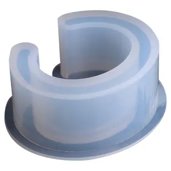 

New Open Cuff Silicone Mold Jewelry Making Bracelet Bangle Mould For Resin Flower DIY