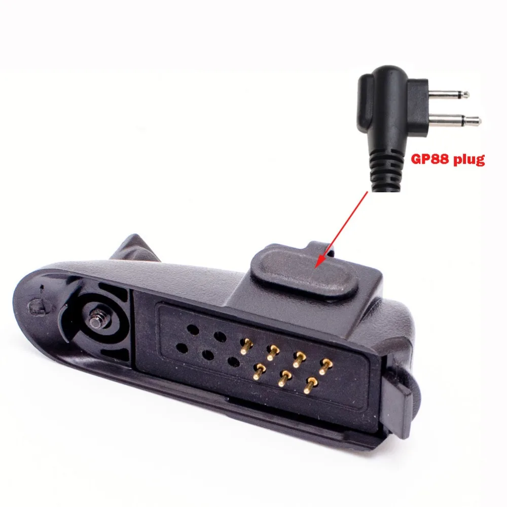 Audio Adaptor for Motorola PRO7750 PRO9150 PTX700 PTX760 PTX780 TETRA MTP810Ex to 2pin