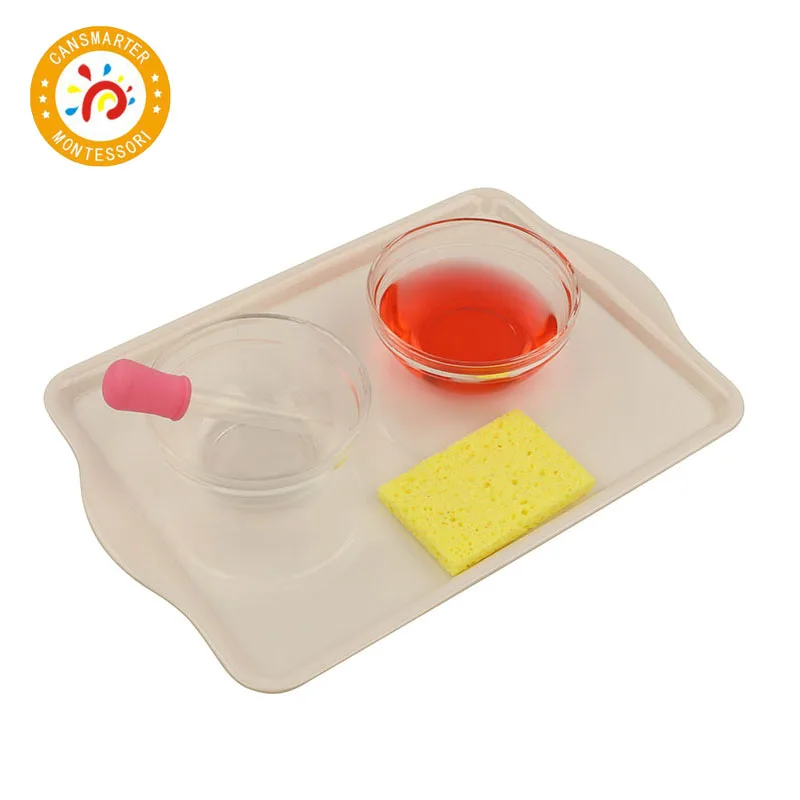  Montessori Material Operating Dropper Activity Daily Life Children Toy Teaching Aids Tray Classific - 4000028112476
