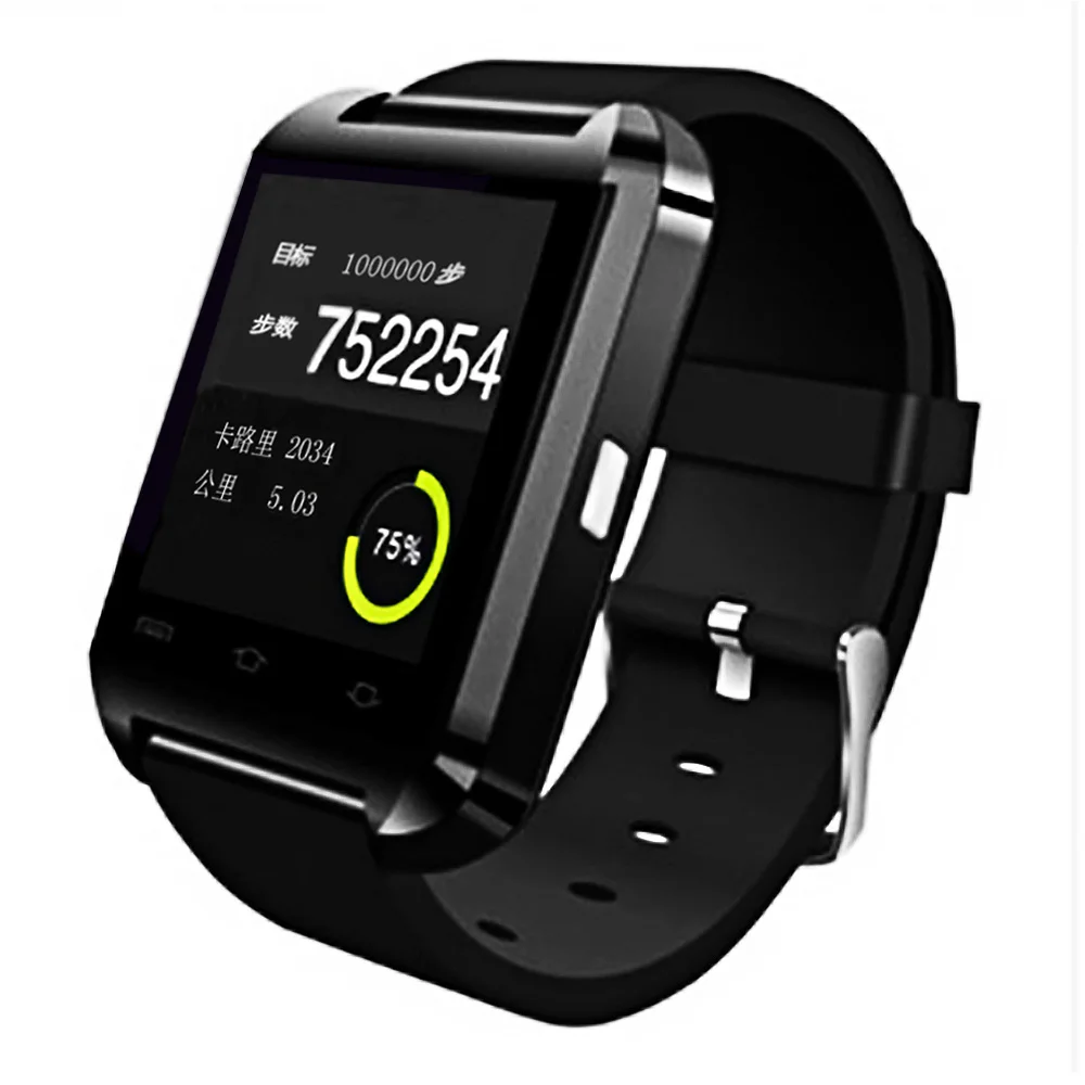 

U8 bluetooth smart watch for android phone multi-function for student adult multi-language wristband smart device
