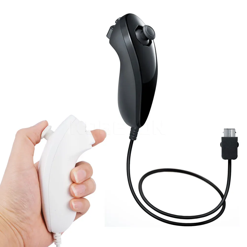 5 цветов игровой контроллер для nunchuk nunchuck контроллер пульт дистанционного управления для wii силиконовый чехол