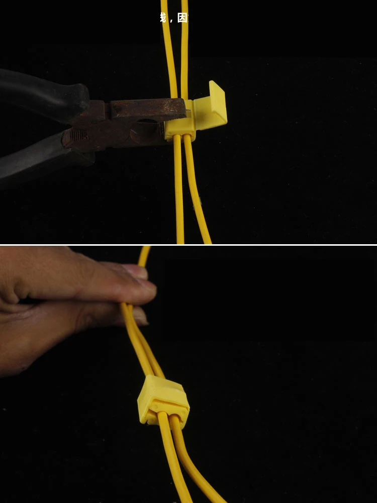 50 шт.) желтый Scotch Lock быстрого сращивания обжимной терминал 12-10 AWG 24A провода разъем для 4-6mm2 проводки