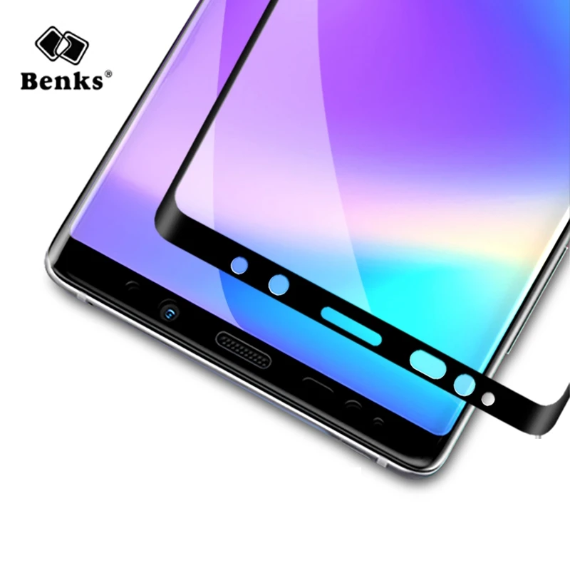 Для samsung Galaxy Note 9, закаленное стекло,, BENKS, для Galaxy Note9, защита экрана, 3D изогнутая Защитная пленка для ЖК-экрана, защита