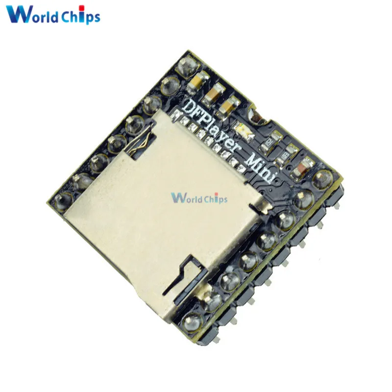 Плата модуля DFPlayer Mini MP3 DF плата декодирования голоса и аудио для Arduino Sup port ing TF Card U