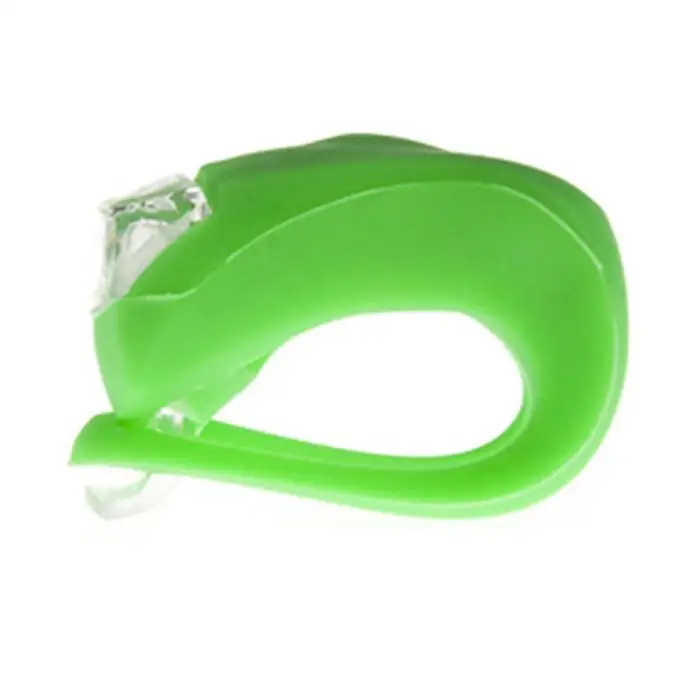 Excellent 1PCS Silicone Bike Bicycle Light Waterproof LED Flash Safety Warning Lamps Cycling Front Rear Rail Light Cycling Flashlight 9