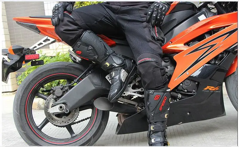 Г. Новые мотоциклетные сапоги для верховой езды кожаные высокие сапоги до колена с перекрестными ремешками в байкерском стиле белого и черного цвета, размеры 10-47, B1004